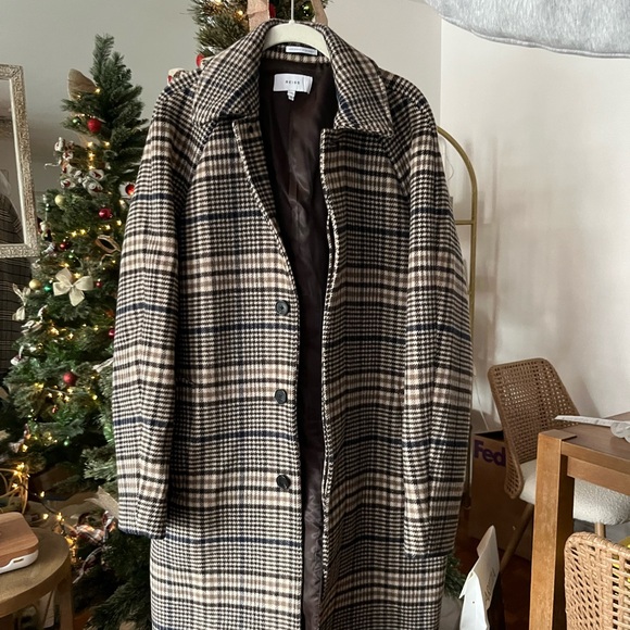Reiss Other - Reiss Jojo Wool Blend Relaxed Fit Coat